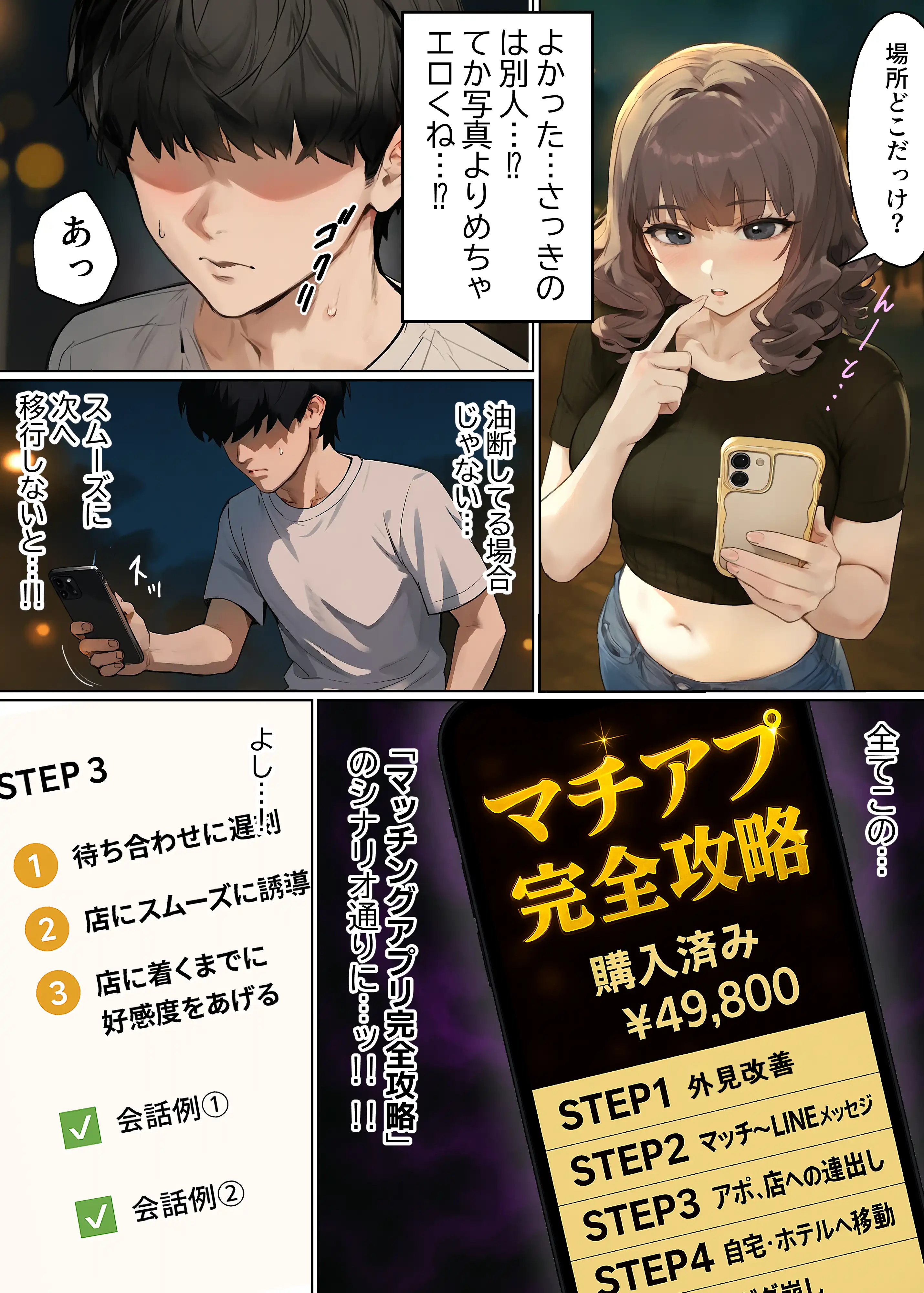 『【実話】童貞マチアプ体験記！冴えないエンジニア（23）が愛を証明するまでwww』（作：実話本舗）の試し読み画像10